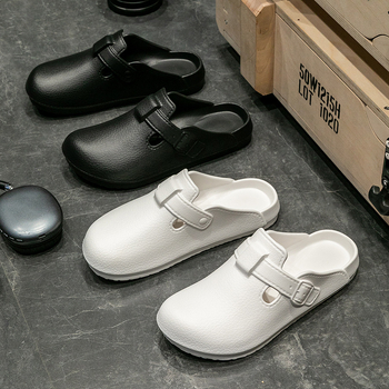 Birkenth kingad meestele ja naistele kevadel ja suvel kandmiseks uued paksu tallaga libisemiskindlad veekindlad baotou õues kasutatavad pehme tallaga summutatud Mulleri kingad