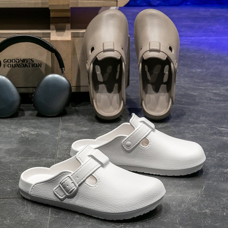 Birkenth kingad meestele ja naistele kevadel ja suvel kandmiseks uued paksu tallaga libisemiskindlad veekindlad baotou õues kasutatavad pehme tallaga summutatud Mulleri kingad