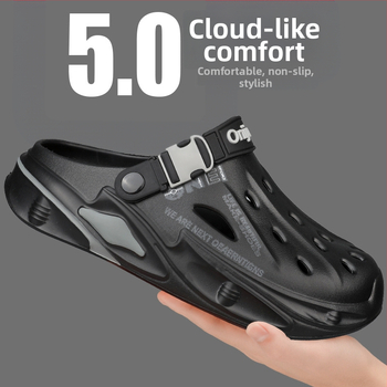 Ανδρικές καλοκαιρινές παντόφλες Baotou με χοντρή σόλα, αυξημένου ύψους, αίσθηση κακών, αντιολισθητικά και ανθεκτικά στη φθορά σανδάλια εξωτερικού χώρου.