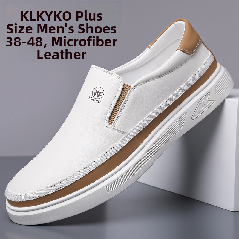 Kis fehér cipők 2025 nyári plus size ifjúsági divatos deszkás cipők férfi bebújós csúszásgátló puha talpú félig húzódó sport alkalmi cipők