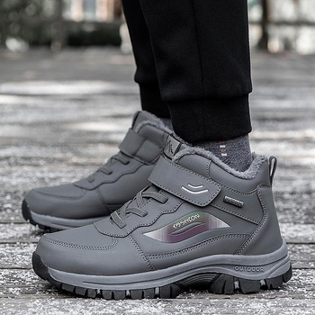 Eakate kingad meestele, kõrge pealispinnaga fliisvoodriga soojad puuvillased kingad, keskealistele ja eakatele mõeldud jalutuskingad, veekindlad libisemiskindlad naiste tossud