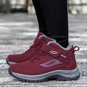 Eakate kingad meestele, kõrge pealispinnaga fliisvoodriga soojad puuvillased kingad, keskealistele ja eakatele mõeldud jalutuskingad, veekindlad libisemiskindlad naiste tossud