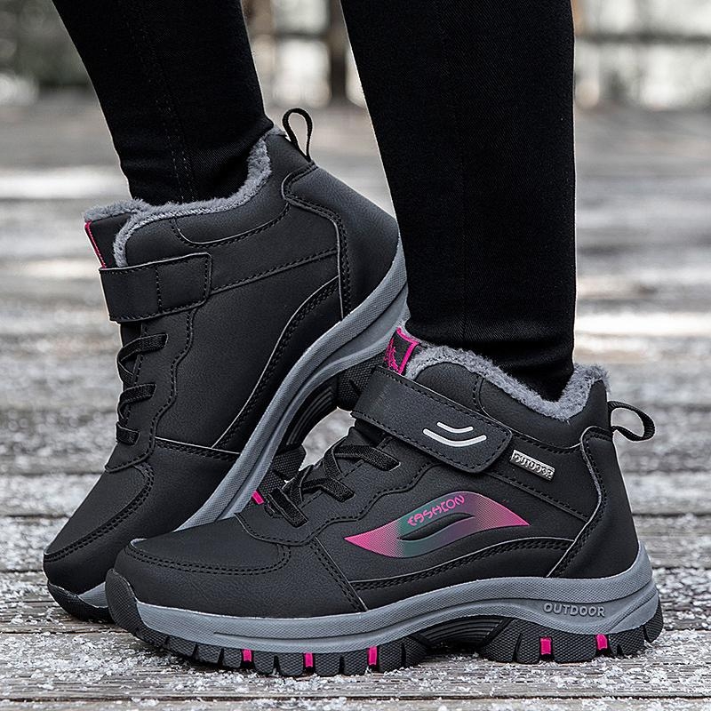 Eakate kingad meestele, kõrge pealispinnaga fliisvoodriga soojad puuvillased kingad, keskealistele ja eakatele mõeldud jalutuskingad, veekindlad libisemiskindlad naiste tossud