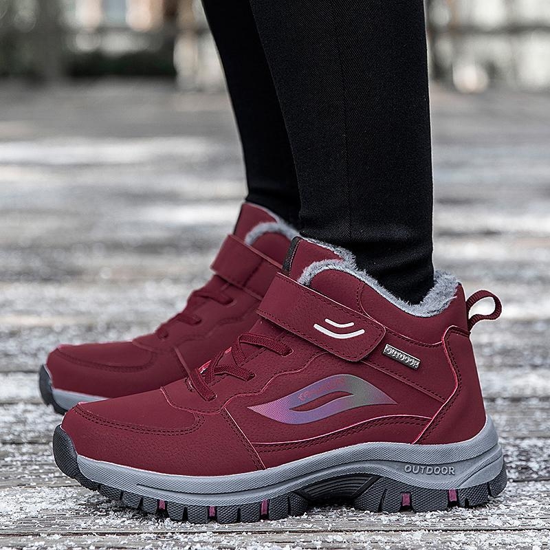 Eakate kingad meestele, kõrge pealispinnaga fliisvoodriga soojad puuvillased kingad, keskealistele ja eakatele mõeldud jalutuskingad, veekindlad libisemiskindlad naiste tossud