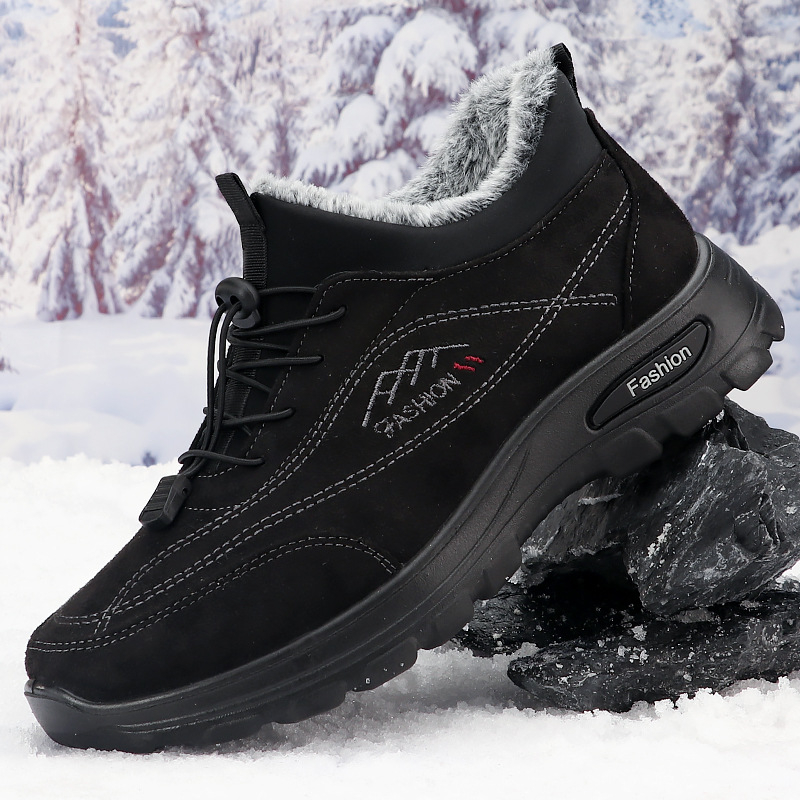 Tarpvalstybiniai medvilniniai batai Žieminiai vyriški batai vidutinio ir pagyvenusio amžiaus vyriški batai Pekino medžiaginiai batai Vyriški vilnos pamušalu pastorinti šilti batai Vyriški batai pagyvenusiems žmonėms