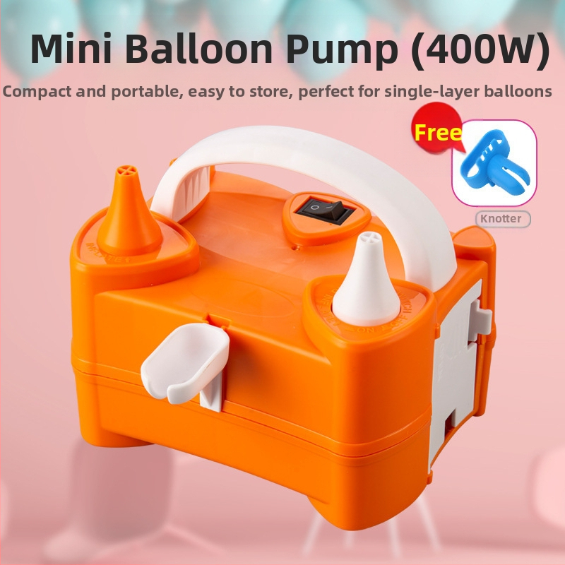 2025 нова двуслойна електрическа машина за надуване на балони, въздушна помпа, автоматична помпа с двоен отвор, вижте подробности