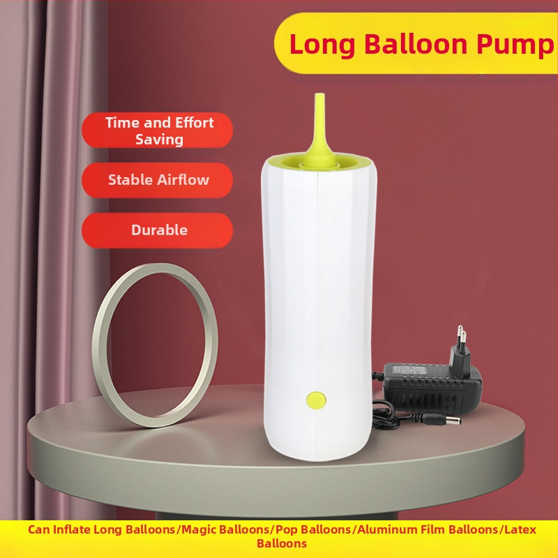 2025 нова двуслойна електрическа машина за надуване на балони, въздушна помпа, автоматична помпа с двоен отвор, вижте подробности