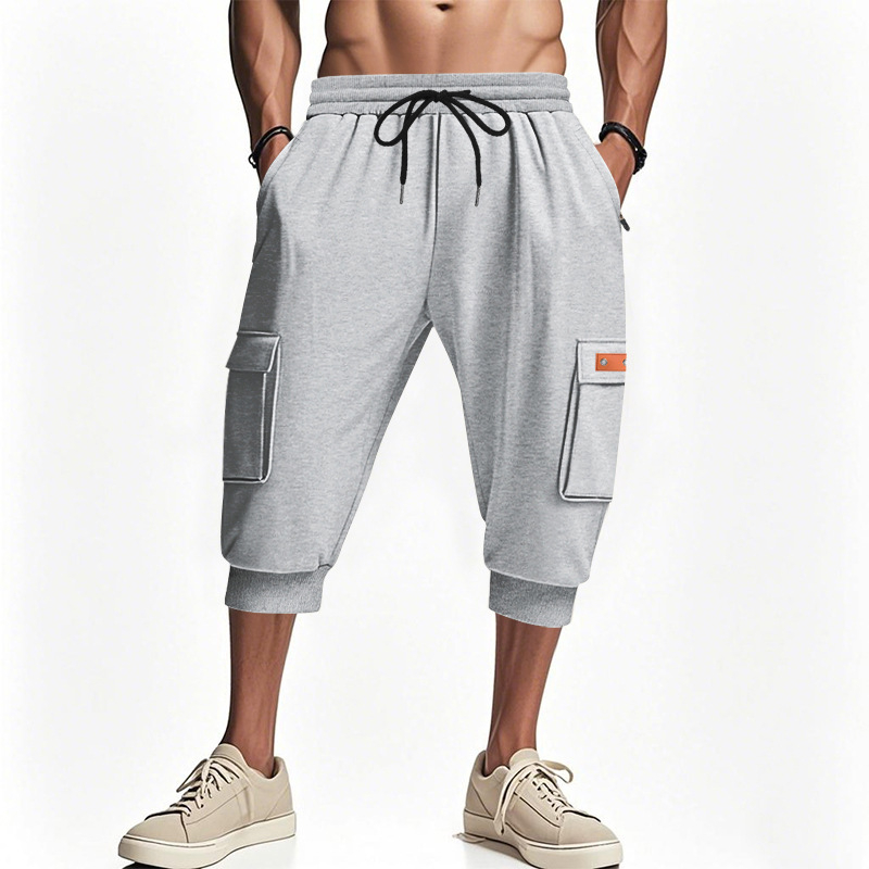 Határokon átnyúló Amazon nyári forró akció amerikai egyszerű nehéz férfi szabadtéri szabadidős hip-hop sport laza egyszerű divat