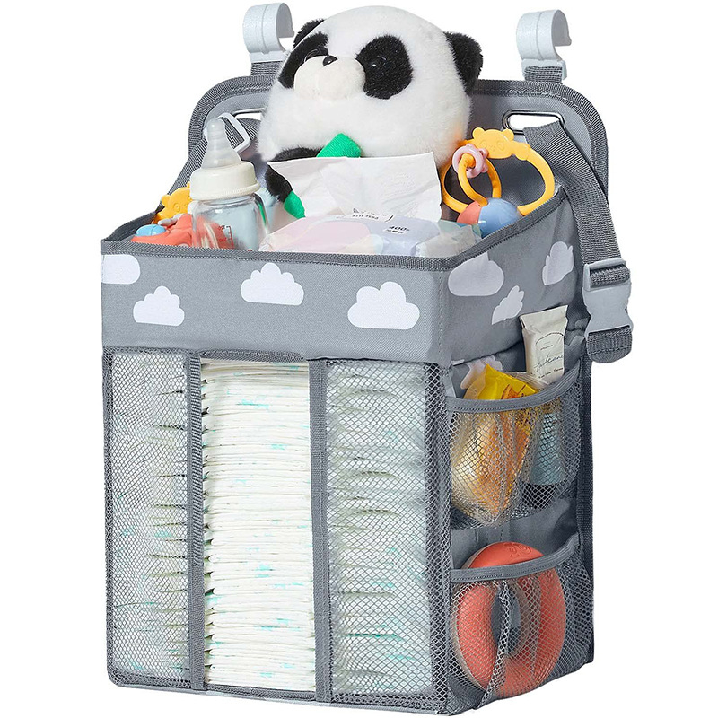 Baba pelenkatároló táska nagy kapacitású éjjeli táska babaágy babakocsi tároló anya és baba tároló játékok