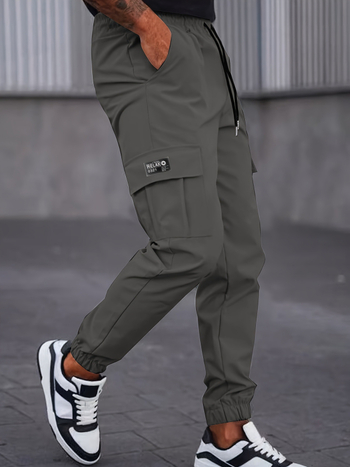 Férfi nadrág, határokon átnyúló, európai méretű, tavaszi és őszi, karcsúsított, ifjúsági, karcsúsított, stílusos, divatos, kültéri, többzsebes, hétköznapi nadrág