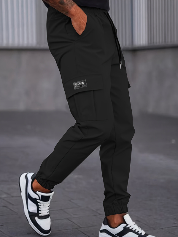 Férfi nadrág, határokon átnyúló, európai méretű, tavaszi és őszi, karcsúsított, ifjúsági, karcsúsított, stílusos, divatos, kültéri, többzsebes, hétköznapi nadrág