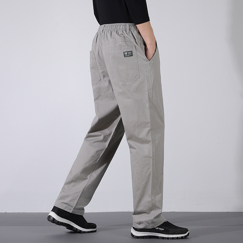 M-6XL Primăvara și Toamna Pantaloni Casual Bărbați Pantaloni Lejeri Toamna plus Dimensiune Pantaloni Lejeri Drepți Tooling Bumbac Pantaloni Bărbați