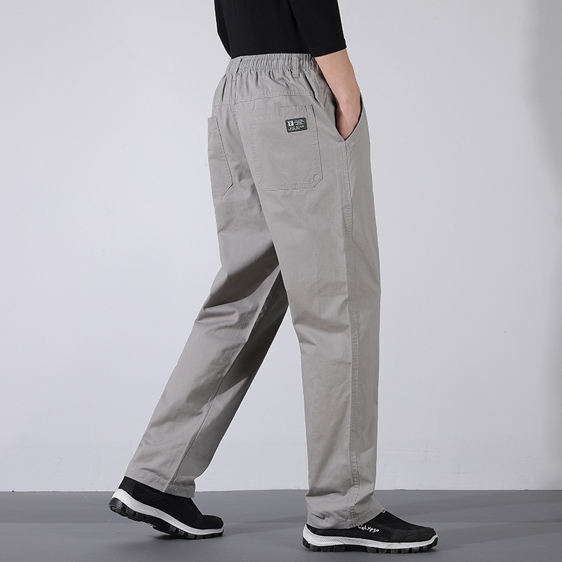 M-6XL Primăvara și Toamna Pantaloni Casual Bărbați Pantaloni Lejeri Toamna plus Dimensiune Pantaloni Lejeri Drepți Tooling Bumbac Pantaloni Bărbați