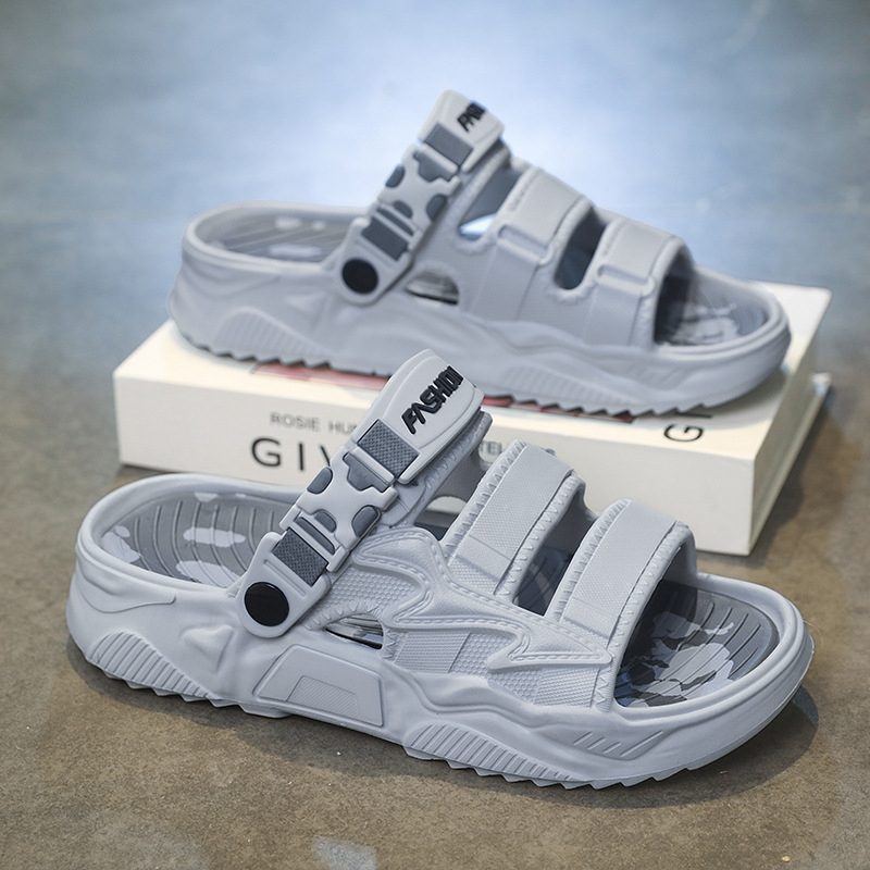 Παντόφλες καρύδας διασυνοριακές, καλοκαιρινές ανδρικές παντόφλες για υπαίθριες δραστηριότητες, μοντέρνα σανδάλια πλατφόρμας μάρκας, ανδρικά παπούτσια για υπαίθριες δραστηριότητες, αθλητικά, αναψυχή, παραλία