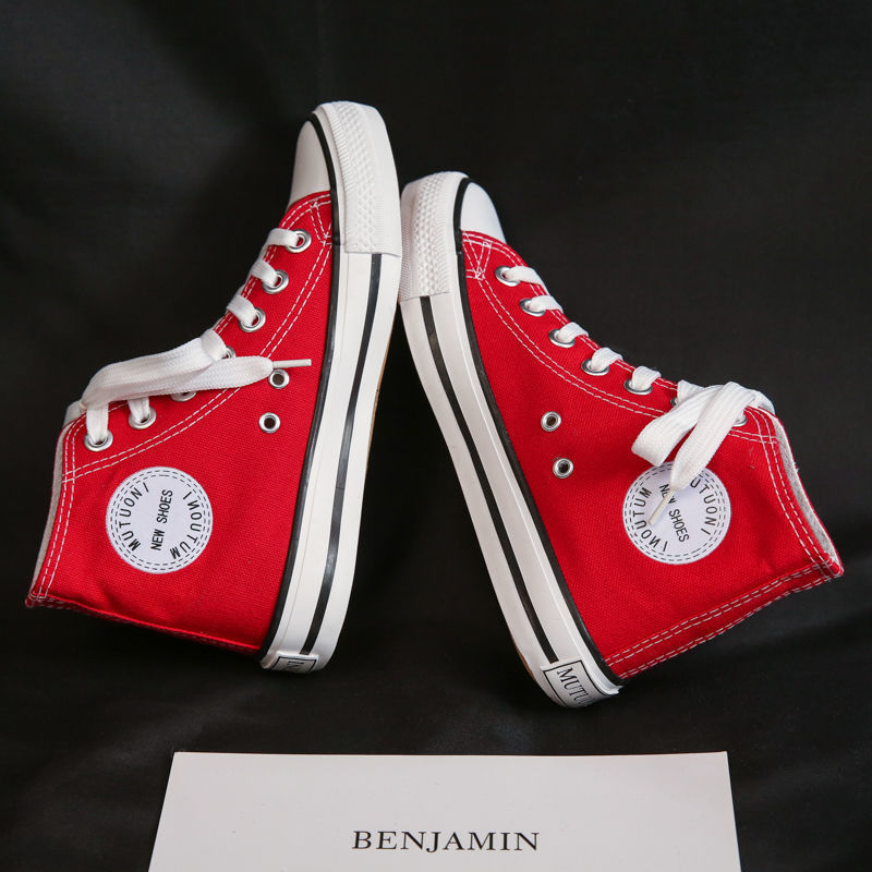 Augstas audekla kurpes vīriešiem un sievietēm, pāriem, studentiem, korejiešu stila daudzpusīgi ikdienas apavi, plakanas kurpes, baltas kurpes, klasiskas daudzpusīgas kurpes D02