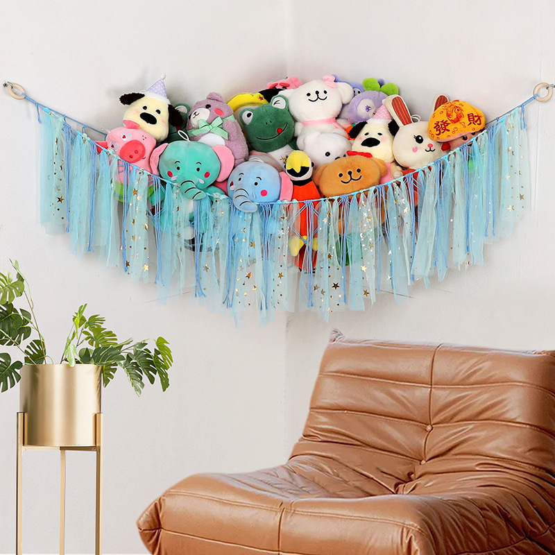 Ääreäärisega paelast puuvillast köiest nukuvõrgust tasku käsitsi kootud paelast kolmnurkse võrgust tasku hoiuvõrgust tasku puuvillast köiest seinale riputatav võrkkiik