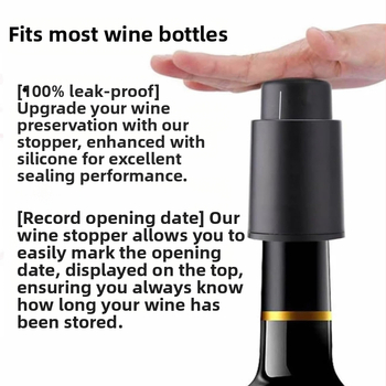 Tarpvalstybinis karšto pardavimo preso tipo raudonojo vyno kamštis šampano kamštis vakuuminis vyno kamštis su skalės šviežio laikymo kamščiu raudonojo vyno butelių sandariklis vyno kamštis