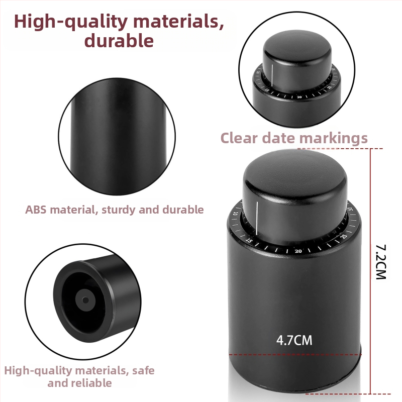 Трансгранична гореща продажба, пресова тапа за червено вино, вакуумна тапа за вино с кантар, запушалка за свежест, уплътнител за бутилка червено вино, запушалка за вино