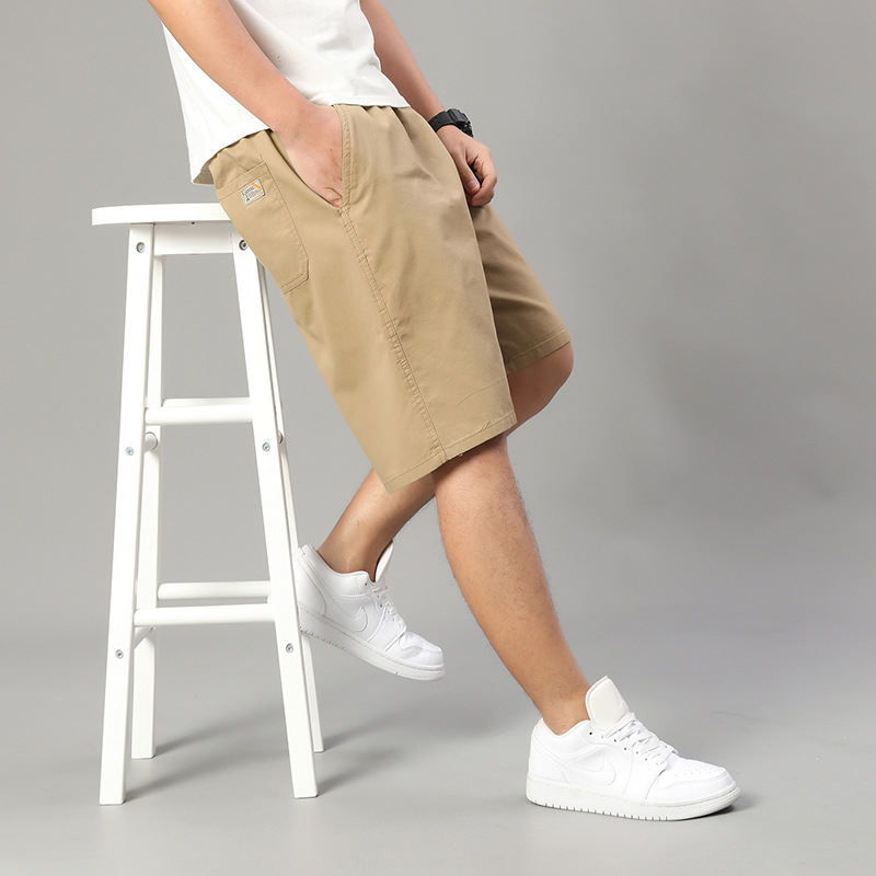 Διασυνοριακή χονδρική πώληση εργοστασίων απευθείας από το εργοστάσιο, νέα πολυπλατφορμικά ανδρικά παντελόνια βαμβακερά χαλαρά για αναψυχή στην παραλία