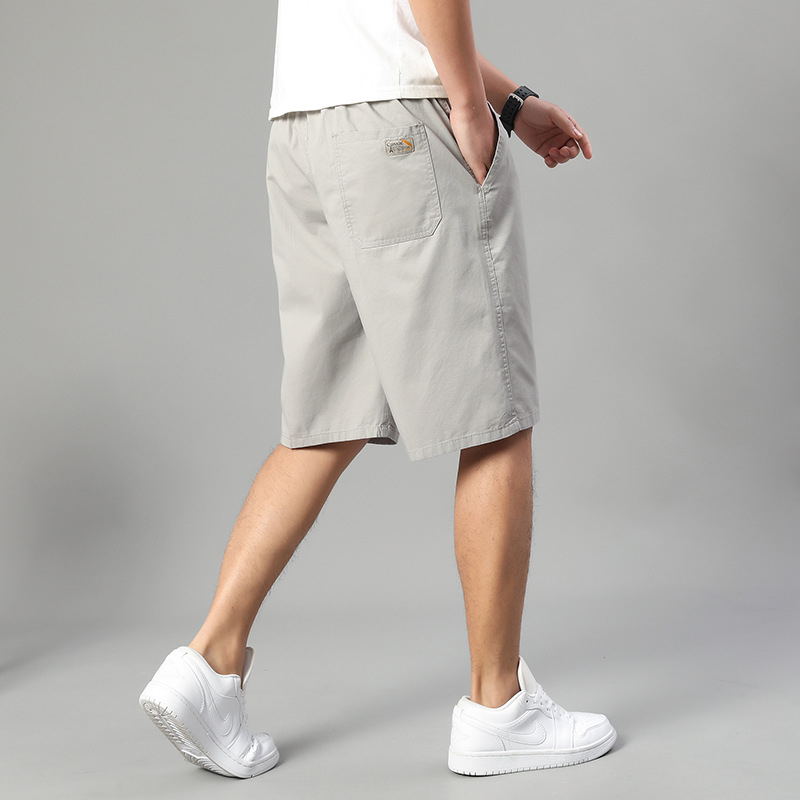 Διασυνοριακή χονδρική πώληση εργοστασίων απευθείας από το εργοστάσιο, νέα πολυπλατφορμικά ανδρικά παντελόνια βαμβακερά χαλαρά για αναψυχή στην παραλία