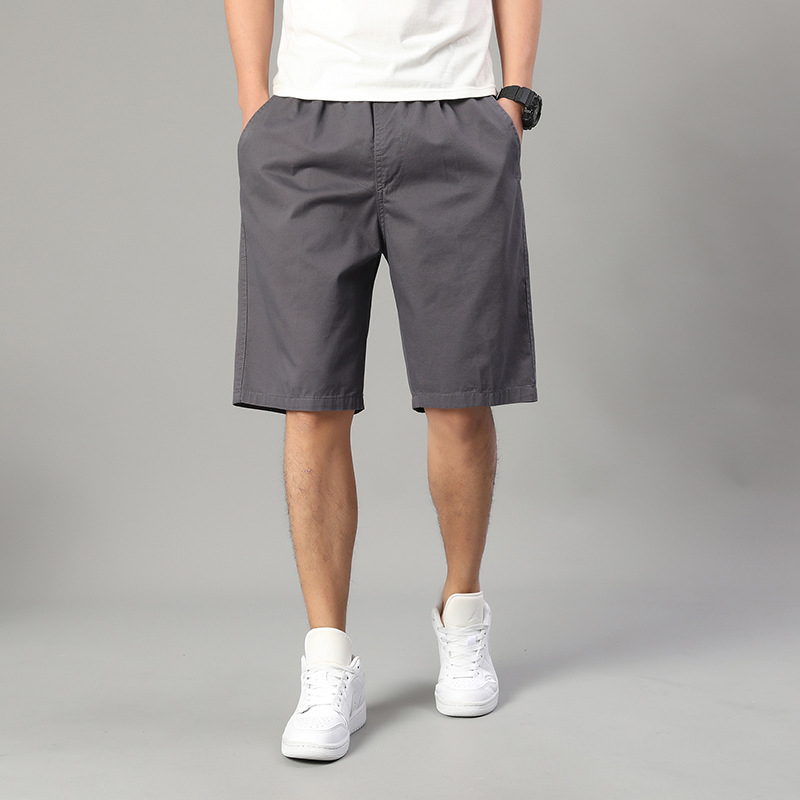 Διασυνοριακή χονδρική πώληση εργοστασίων απευθείας από το εργοστάσιο, νέα πολυπλατφορμικά ανδρικά παντελόνια βαμβακερά χαλαρά για αναψυχή στην παραλία