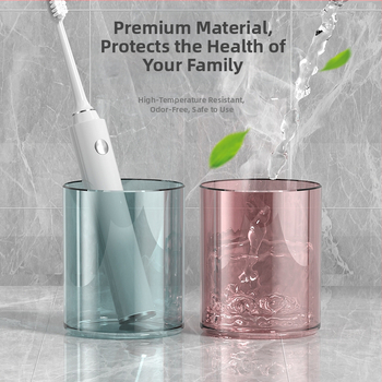 ✅ Βάση οδοντόβουρτσας, Κύπελλο στοματικού διαλύματος χωρίς τρυπάνι, Κύπελλο οδοντόβουρτσας, Επιτοίχιο κουτί αποθήκευσης μπάνιου, Σετ οδοντόβουρτσας