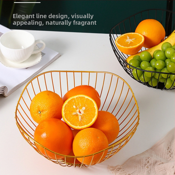 „Nordic Ins“ stiliaus namų vaisių krepšelis, svetainė, kavos staliukas, vaisių padėklas, namų apyvokos reikmenys, modernus, paprastas, kūrybingas užkandžių laikymo krepšelis
