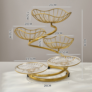 „Nordic Ins“ stiliaus namų vaisių krepšelis, svetainė, kavos staliukas, vaisių padėklas, namų apyvokos reikmenys, modernus, paprastas, kūrybingas užkandžių laikymo krepšelis