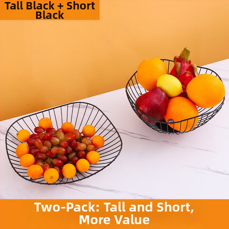 „Nordic Ins“ stiliaus namų vaisių krepšelis, svetainė, kavos staliukas, vaisių padėklas, namų apyvokos reikmenys, modernus, paprastas, kūrybingas užkandžių laikymo krepšelis