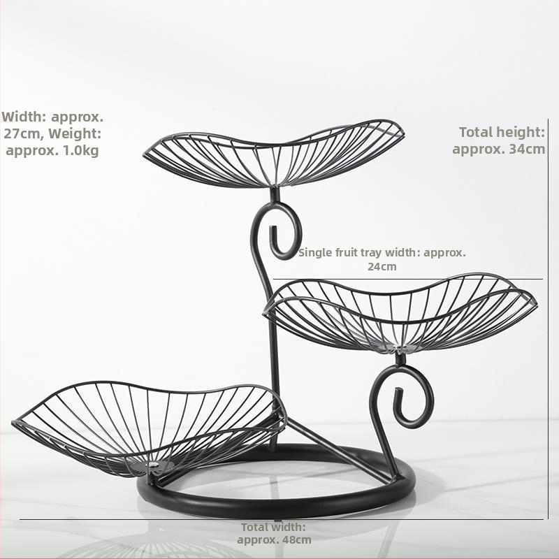 „Nordic Ins“ stiliaus namų vaisių krepšelis, svetainė, kavos staliukas, vaisių padėklas, namų apyvokos reikmenys, modernus, paprastas, kūrybingas užkandžių laikymo krepšelis