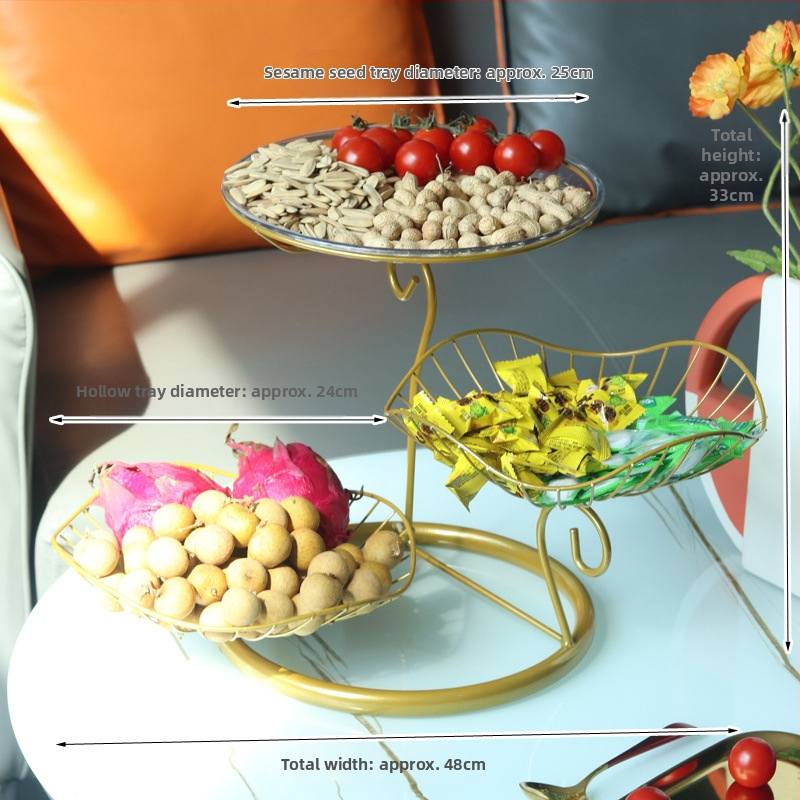 „Nordic Ins“ stiliaus namų vaisių krepšelis, svetainė, kavos staliukas, vaisių padėklas, namų apyvokos reikmenys, modernus, paprastas, kūrybingas užkandžių laikymo krepšelis