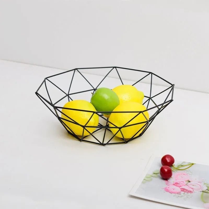 „Nordic Ins“ stiliaus namų vaisių krepšelis, svetainė, kavos staliukas, vaisių padėklas, namų apyvokos reikmenys, modernus, paprastas, kūrybingas užkandžių laikymo krepšelis