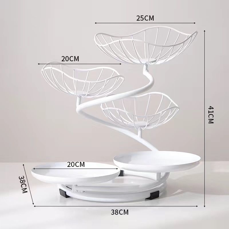„Nordic Ins“ stiliaus namų vaisių krepšelis, svetainė, kavos staliukas, vaisių padėklas, namų apyvokos reikmenys, modernus, paprastas, kūrybingas užkandžių laikymo krepšelis
