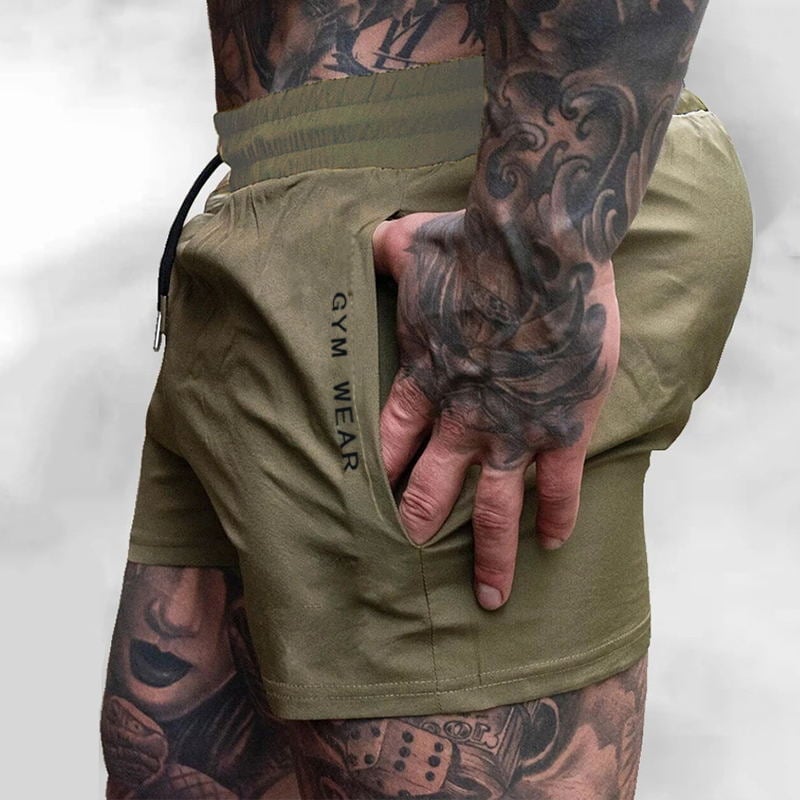 Pantaloni sport trei sferturi pantaloni elastici subțiri pentru bărbați pantaloni scurți de maraton pentru alergare respirabili pantaloni de antrenament pentru sală de gimnastică