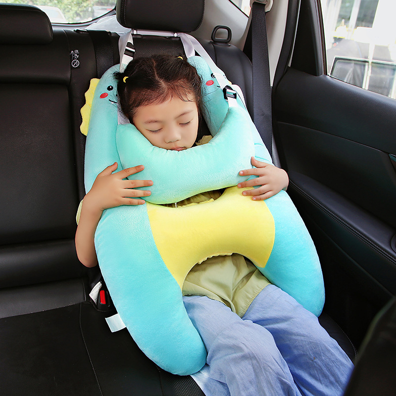 Laste autopadi, kraevastane kaela väljapoole suunatud padi, beebi autopadi, kaaspiloodi auto magamisaseme auto