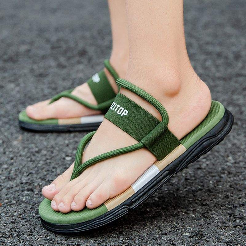 Muške sandale, ljetne, vanjske, dvostruke namjene, ležerne, neklizajuće, za vožnju, na plažu, personalizirane japanke, vanjske cipele, otporne na habanje