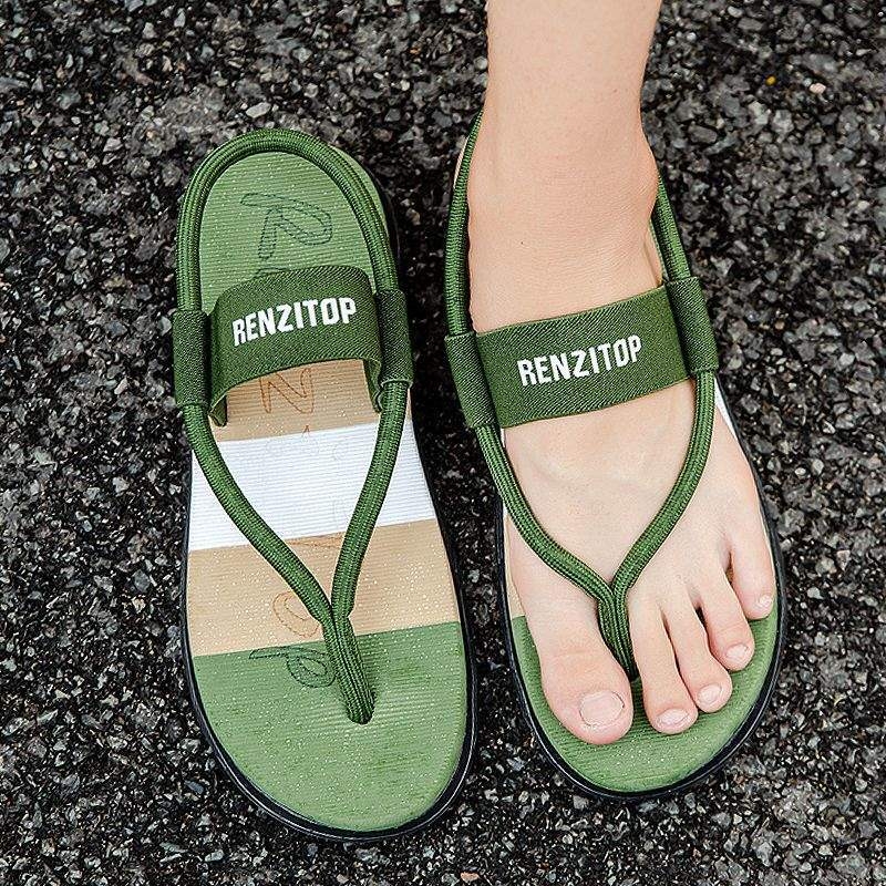 Muške sandale, ljetne, vanjske, dvostruke namjene, ležerne, neklizajuće, za vožnju, na plažu, personalizirane japanke, vanjske cipele, otporne na habanje