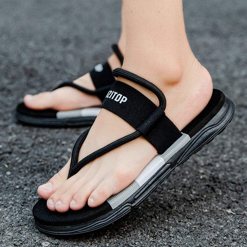 Muške sandale, ljetne, vanjske, dvostruke namjene, ležerne, neklizajuće, za vožnju, na plažu, personalizirane japanke, vanjske cipele, otporne na habanje