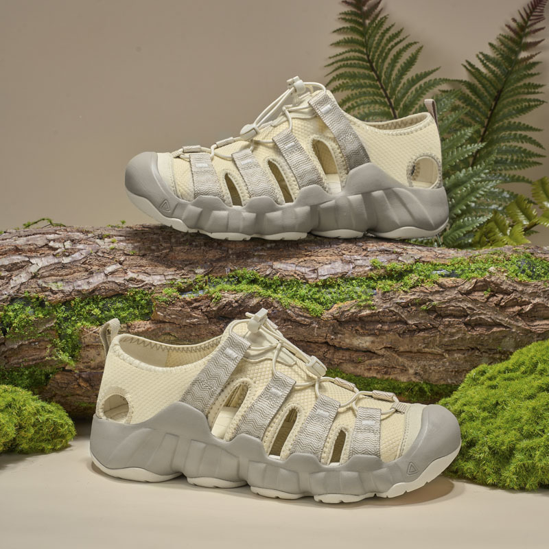 Poros stiliaus Baotou paplūdimio batai, tuščiaviduriai, kvėpuojantys klumpės, minkštapadiai moteriški batai, neslystantys upių batai, vyriškos basutės