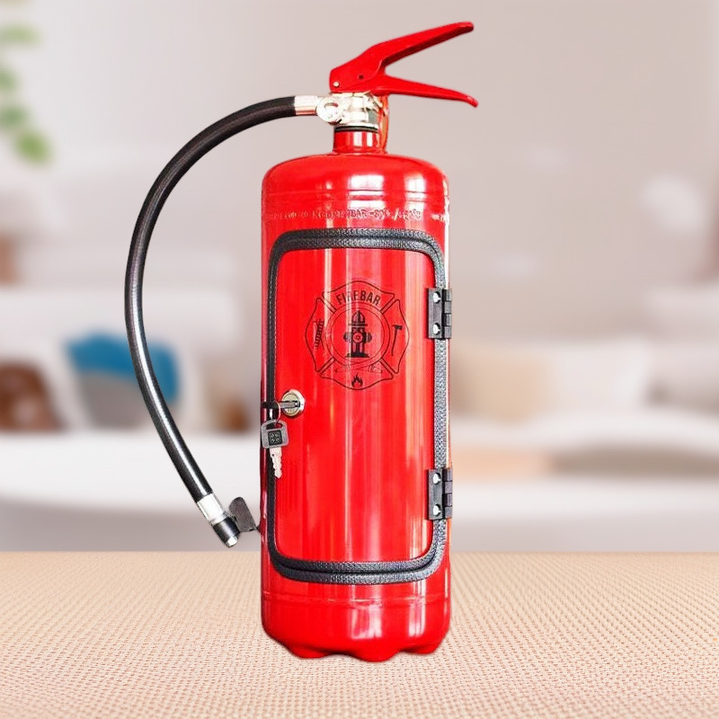 Διασυνοριακός μίνι πυροσβεστήρας Amazon, κουτί κρασιού, αποθήκευση κρασιού, δώρο για άνδρες, πυροσβεστήρας, γραφείο κρασιού, διακοσμητικά στολίδια επιφάνειας εργασίας