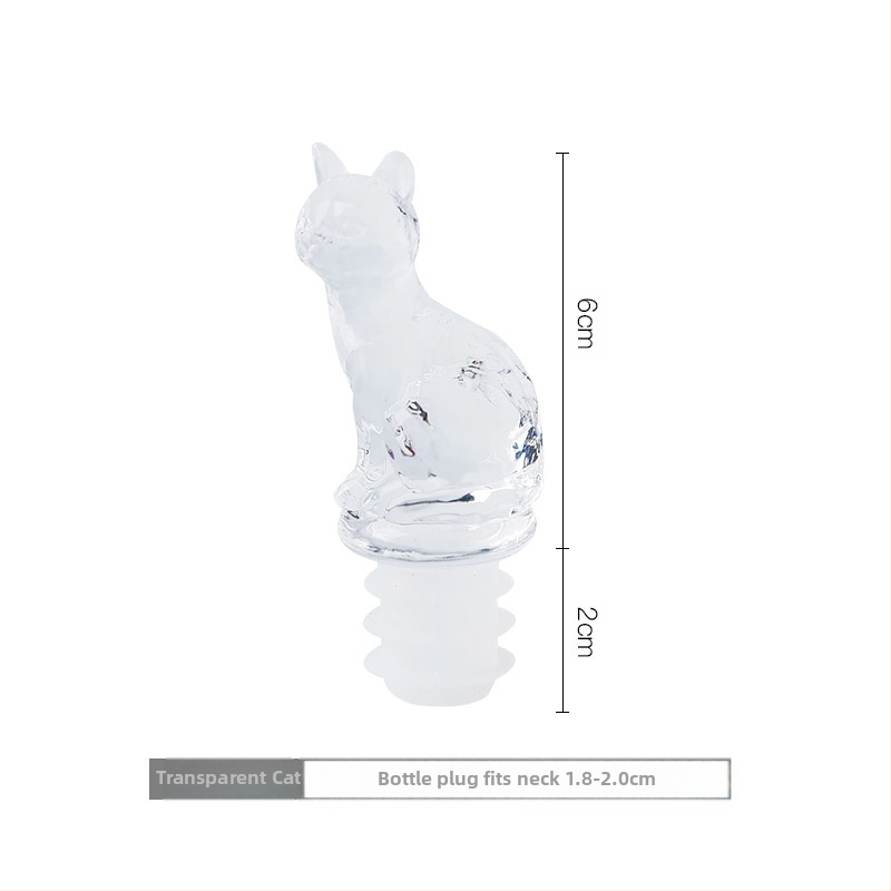 Originalus eksportuotas į Japoniją frankų katės gyvūnas kūrybingas vyno butelio kamštis namas mielas putojantis vynas uždarytas vyno katė