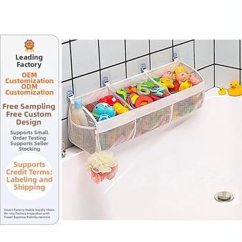 Duoge Classified laste vannitoa mänguasjade hoiukott beebi vannitoa seinale riputatav kott hingav lekkiv võrkkott temu