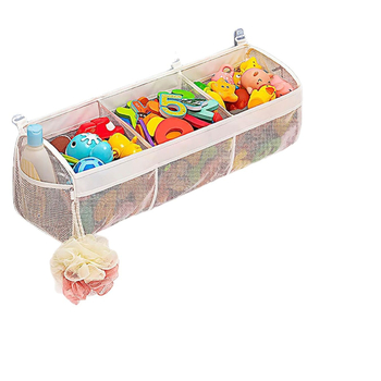 Duoge Classified laste vannitoa mänguasjade hoiukott beebi vannitoa seinale riputatav kott hingav lekkiv võrkkott temu