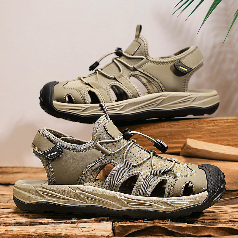 Prekogranične sandale za veće veličine Muške ljetne nove muške šuplje prozračne sandale za vanjsku upotrebu, ležerne cipele za plažu Baotou