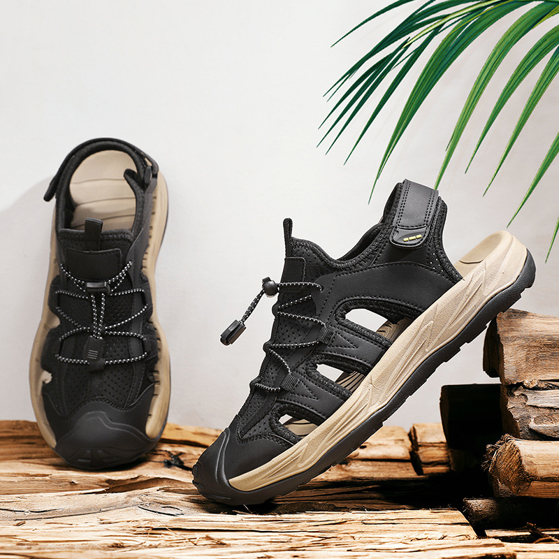 Prekogranične sandale za veće veličine Muške ljetne nove muške šuplje prozračne sandale za vanjsku upotrebu, ležerne cipele za plažu Baotou