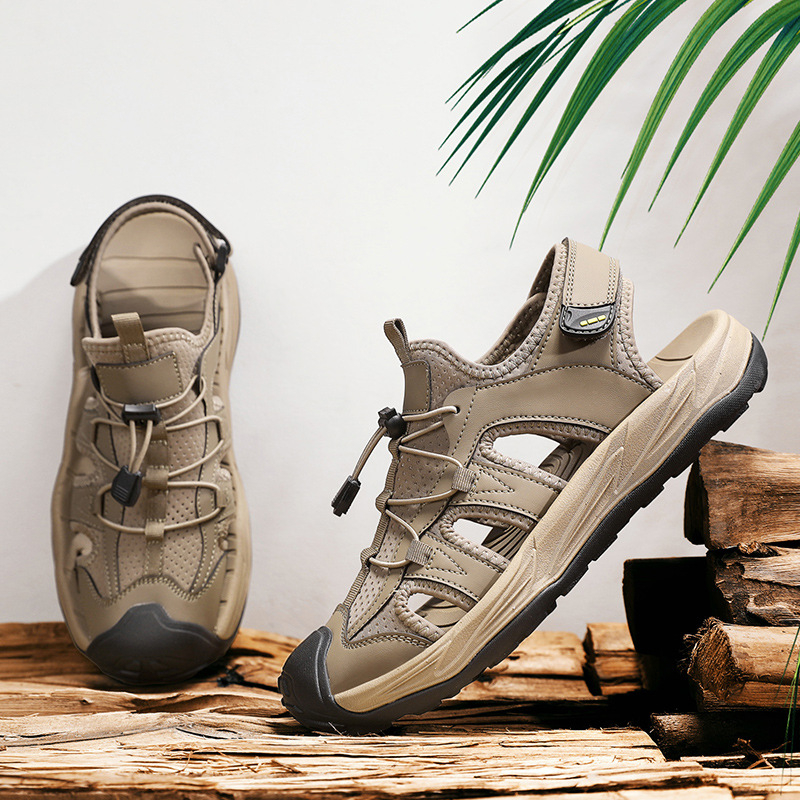 Prekogranične sandale za veće veličine Muške ljetne nove muške šuplje prozračne sandale za vanjsku upotrebu, ležerne cipele za plažu Baotou