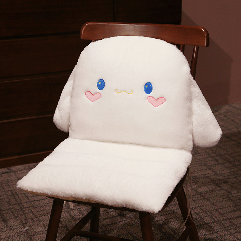 Pernă drăguță coolomi pentru scaun, cămin studențesc, pernă Yugui pentru fund de câine, spătar integrat, pernă moale pentru canapea leneșă