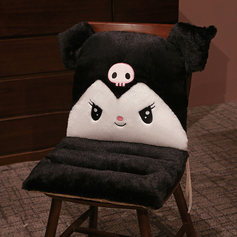 Pernă drăguță coolomi pentru scaun, cămin studențesc, pernă Yugui pentru fund de câine, spătar integrat, pernă moale pentru canapea leneșă