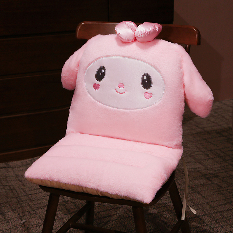 Pernă drăguță coolomi pentru scaun, cămin studențesc, pernă Yugui pentru fund de câine, spătar integrat, pernă moale pentru canapea leneșă