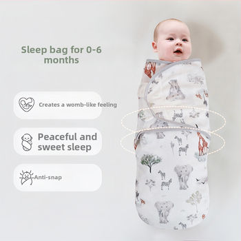 Pătură din bumbac pur pentru nou-născuți, de primăvară și de vară, respirabilă, anti-sărituri, înfășat, prosop, pătură pentru copii